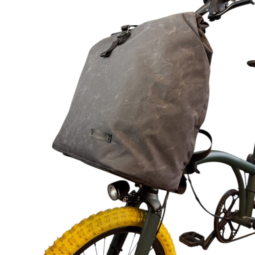 Backpack for brompton bike grey