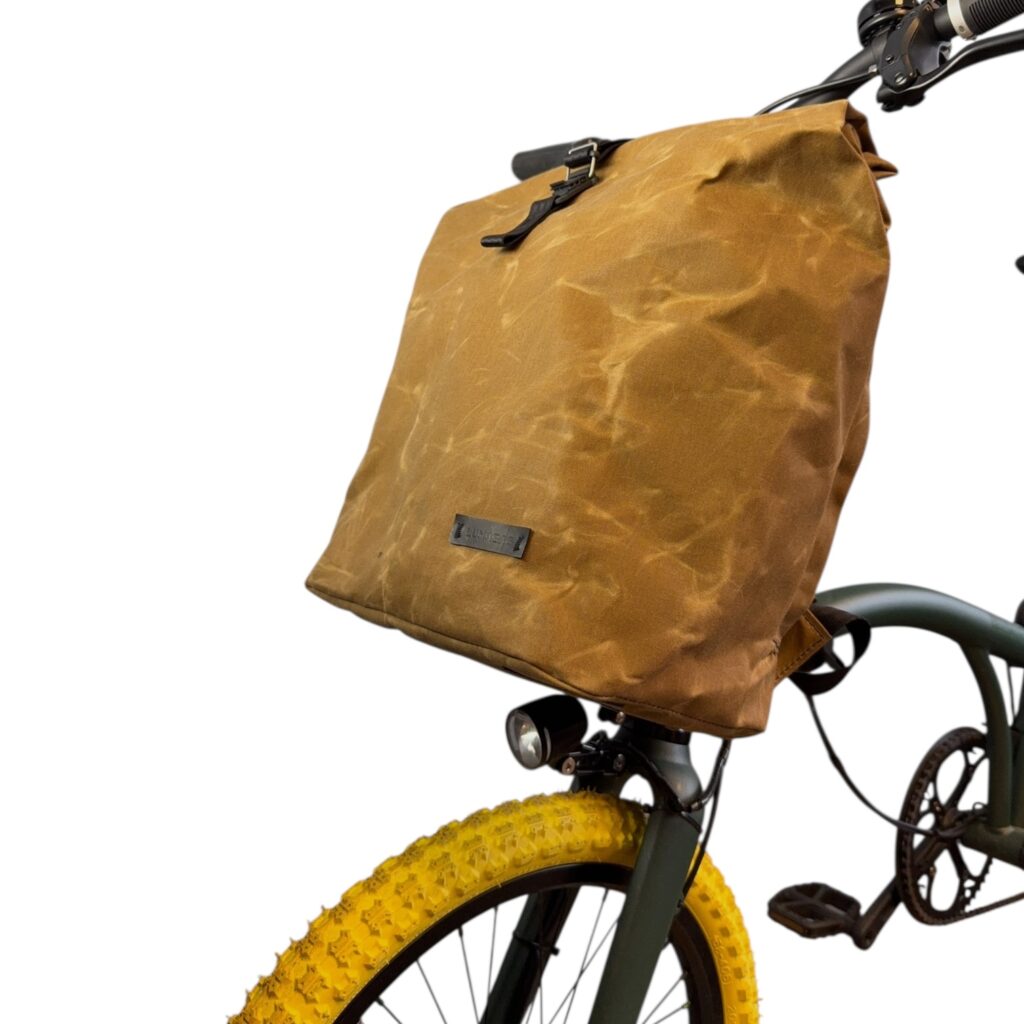 Backpack for brompton bike tan