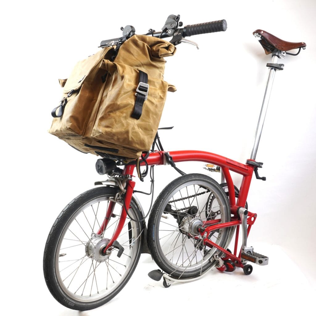 bromfort vorne am bike