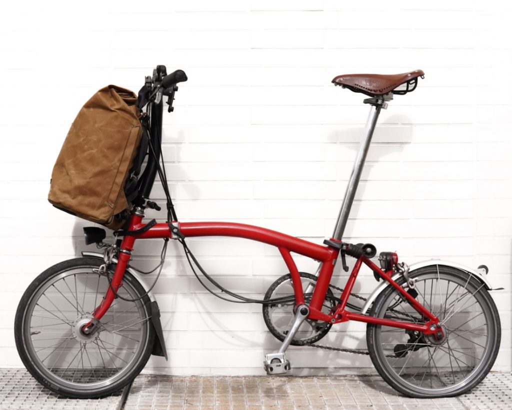 THE URBAN TRAVELLER Fahrradrucksack passend für das Brompton 5
