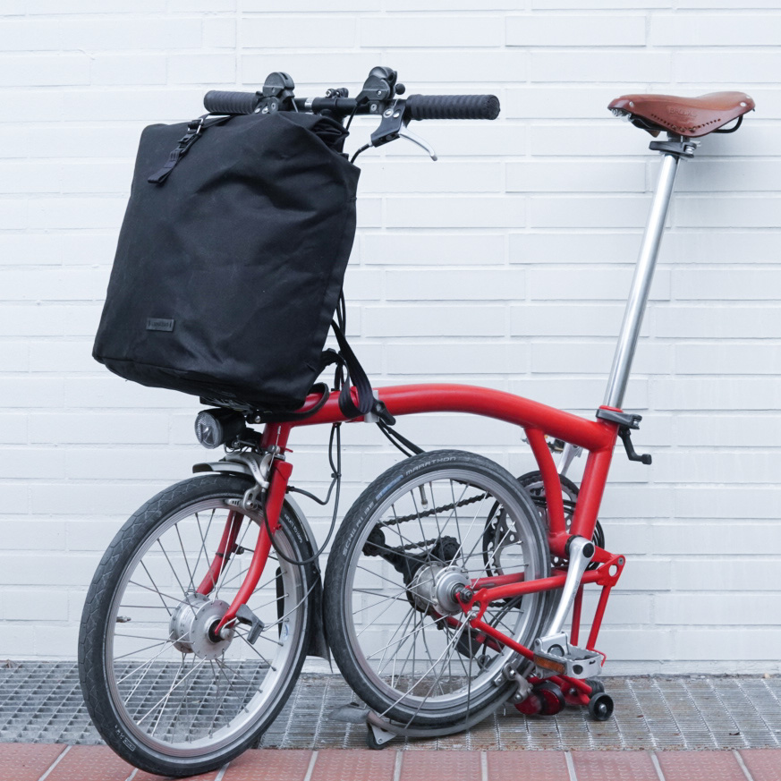 THE URBAN TRAVELLER Fahrradrucksack passend für das Brompton 1