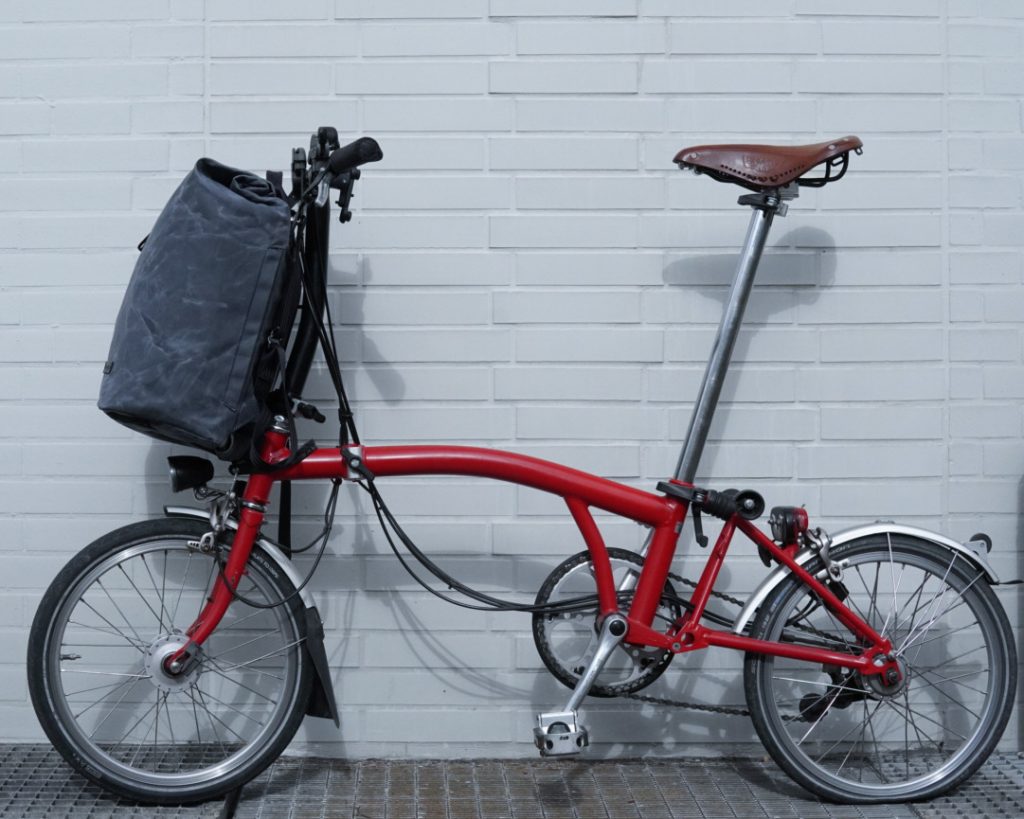 THE URBAN TRAVELLER Fahrradrucksack passend für das Brompton 4