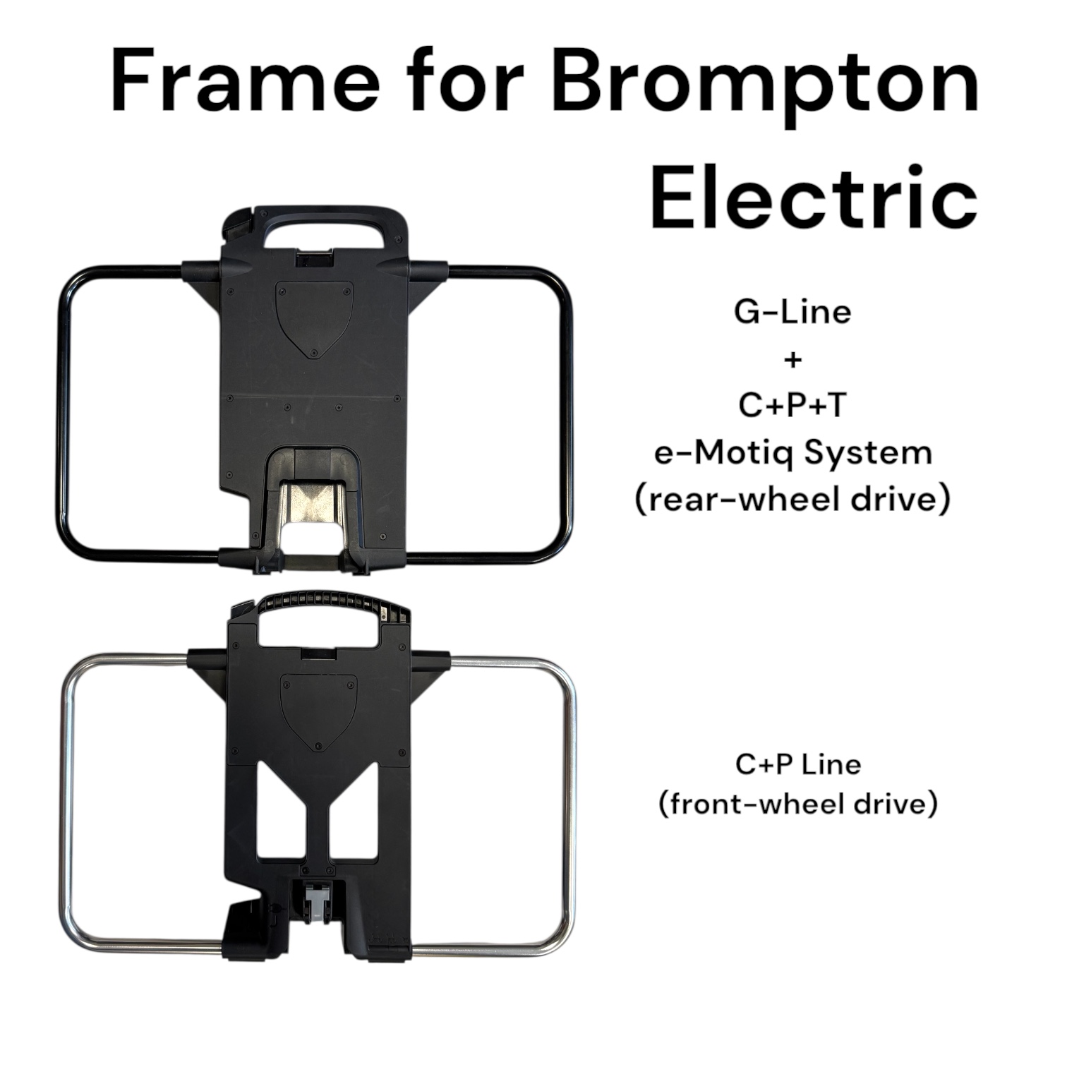 Rucksack passend für das Brompton Electric OHNE Rahmen 17 Frames